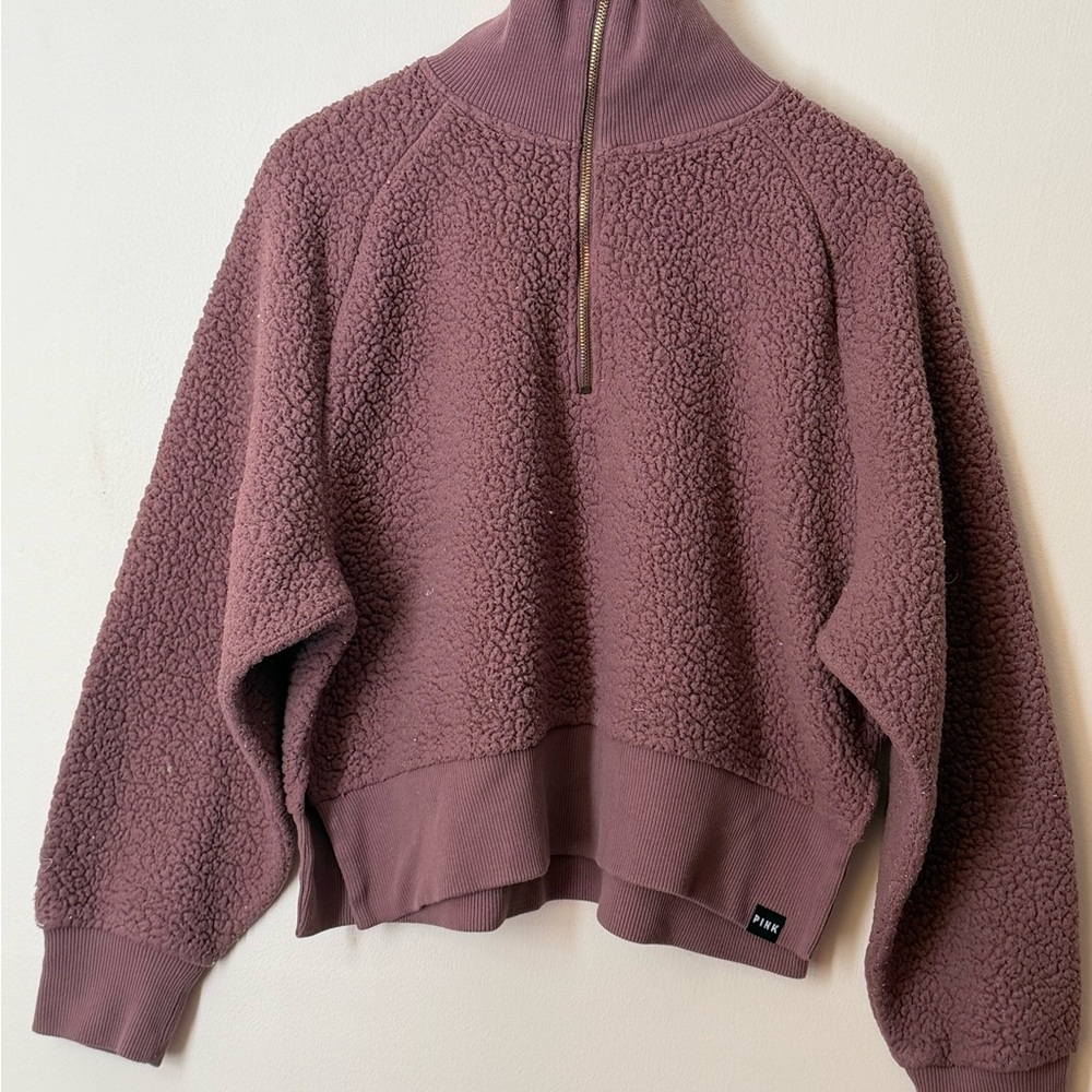 PINK Victoria's Secret Dusty Rose Ribbed Top